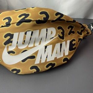 Nike Jordan Jumpman Fanny Pack Belt Bag Waist Crossbody Element Gold Men’s NWT